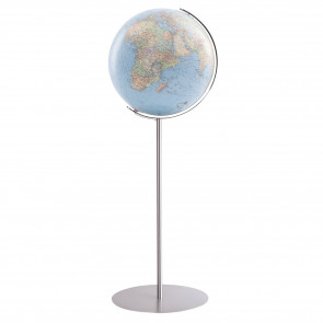 Duo Hand-laid 40cm Illuminated Floor Globe