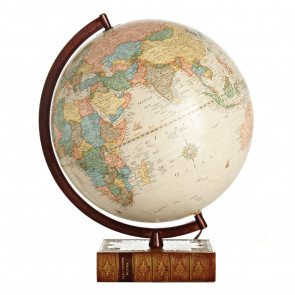 029 Tennyson Bookcase Antique Globe