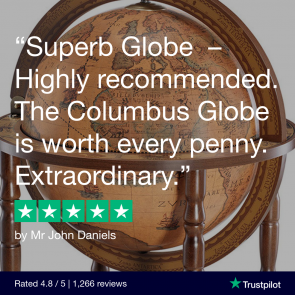 Columbus Brown Globe Bar Made in Italy